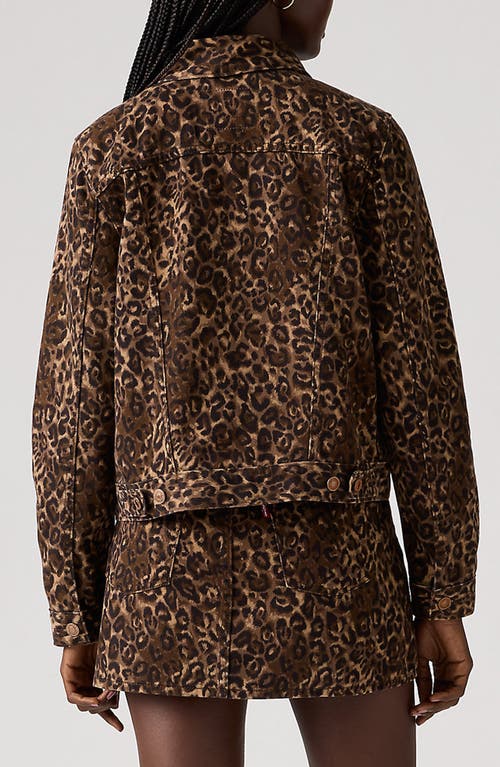 Levi's Original Trucker Jacket In Animal Print