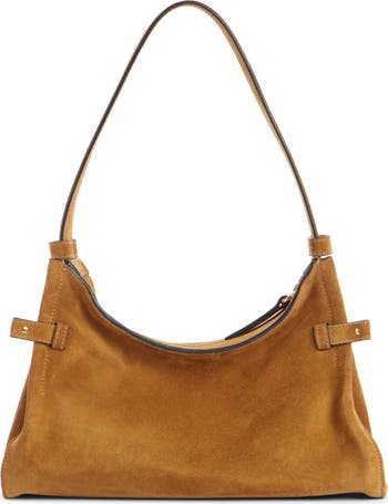 Charms Suede Hobo Bag