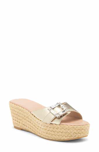 Stuart Weitzman June 75 Wedge Slide Sandal
