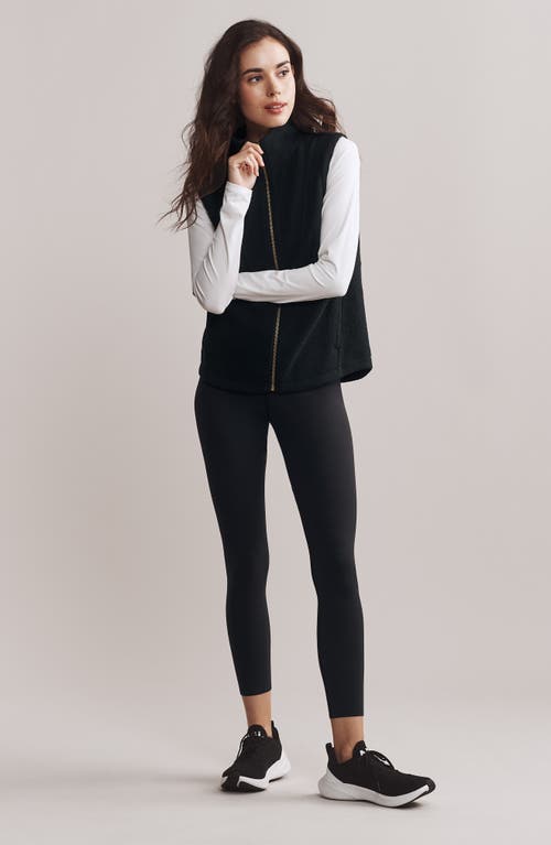 Rhone Aloft Fleece Vest In Black