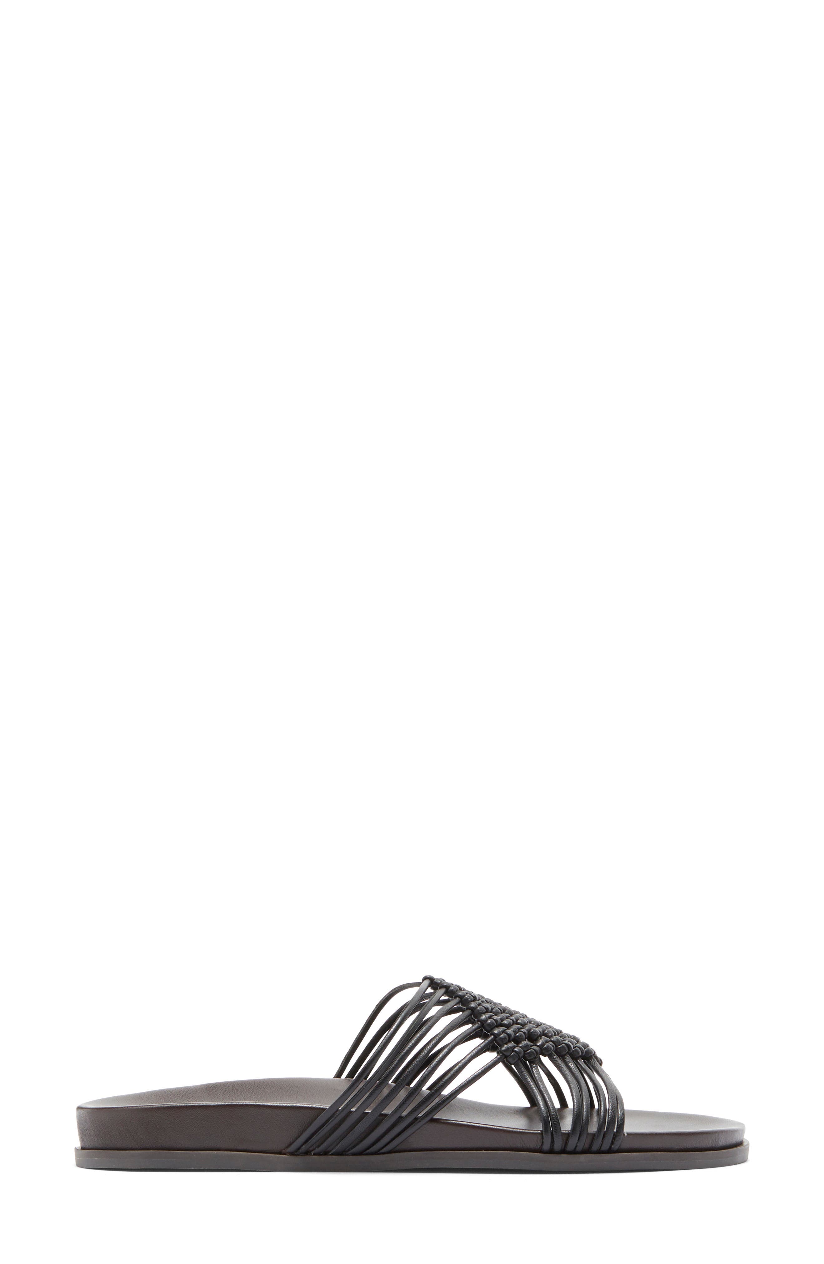 Jeffrey Campbell Plait Sandal, Alternate, color, Black