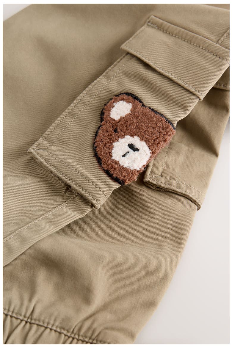 Kids' 3D Character Cargo Pants, Alternate, color, TAN