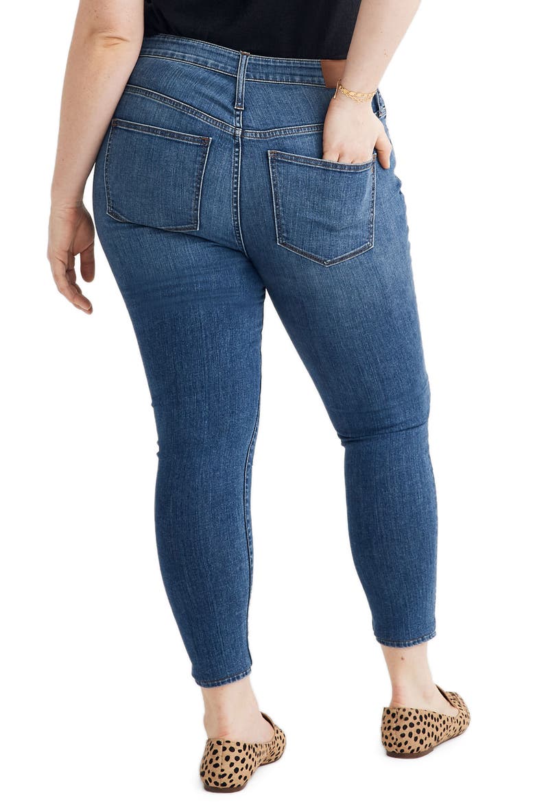 Curvy High Waist Crop Skinny Jeans, Alternate, color, DALSTROM