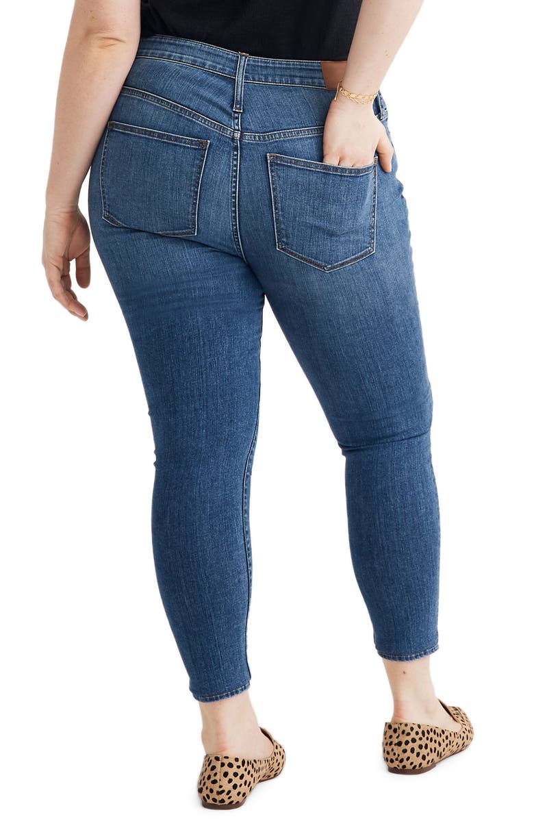 Madewell Curvy High Waist Crop Skinny Jeans, Alternate, color, 