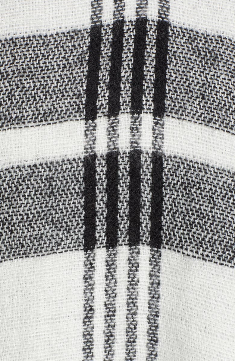 BP. Plaid Poncho, Alternate, color,