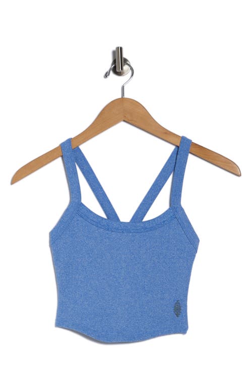 Free People Fp Movement All Clear Rib Crop Camisole In Blue