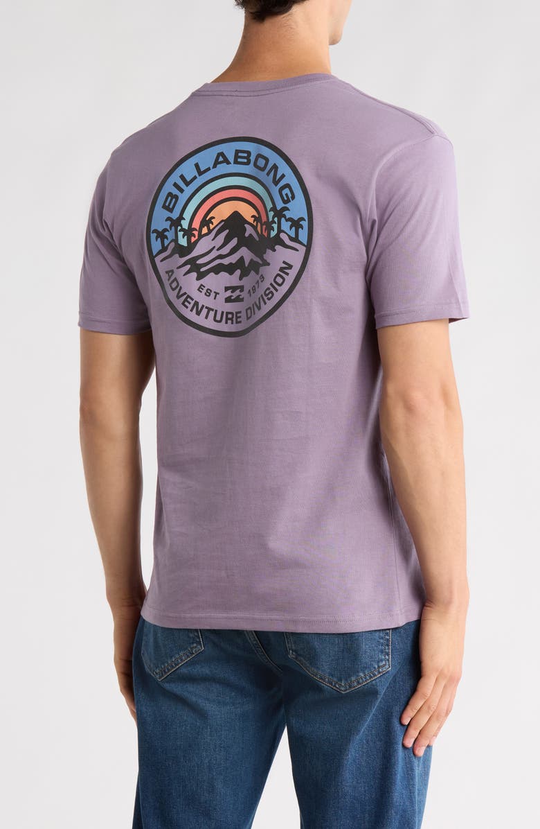 Billabong Rockies Adventure Division Graphic T-Shirt, Alternate, color, Lavender