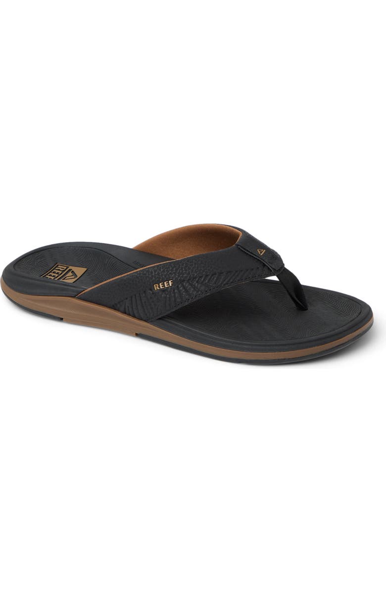 Reef Offshore Flip Flop, Main, color, Black/ Gum
