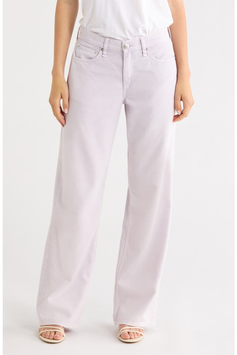 Cam Featherweight Low Rise Relaxed Straight Jeans, Main, color, LILAC
