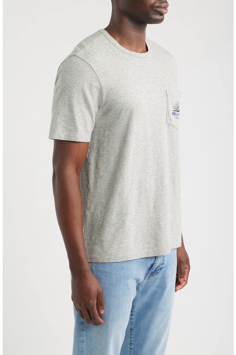 Sunwashed Boca Raton Graphic Pocket T-Shirt, Alternate, color, GRANITE HEATHER