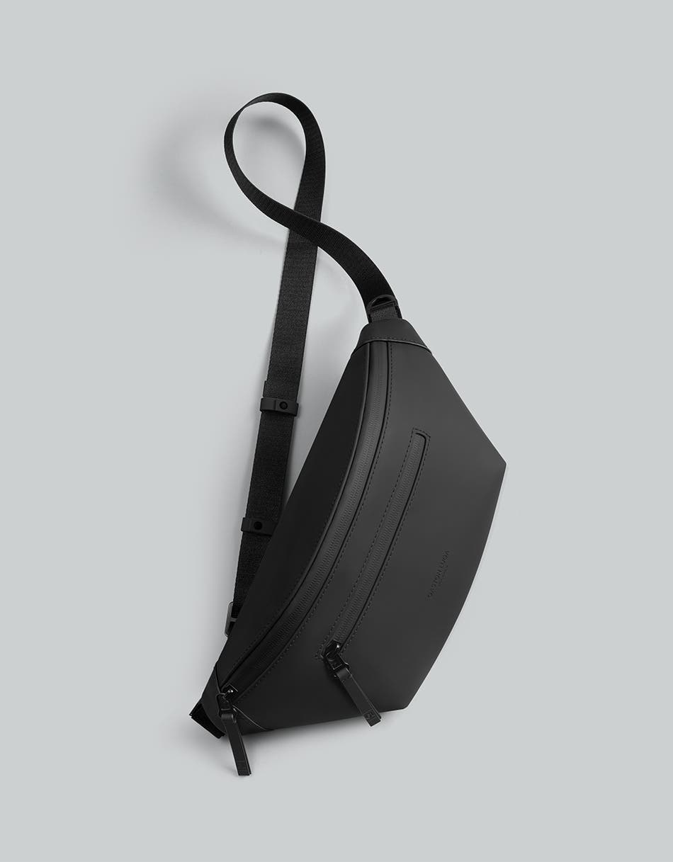Gaston Luga Spläsh Bumbag - Taupe, Alternate, color, Black