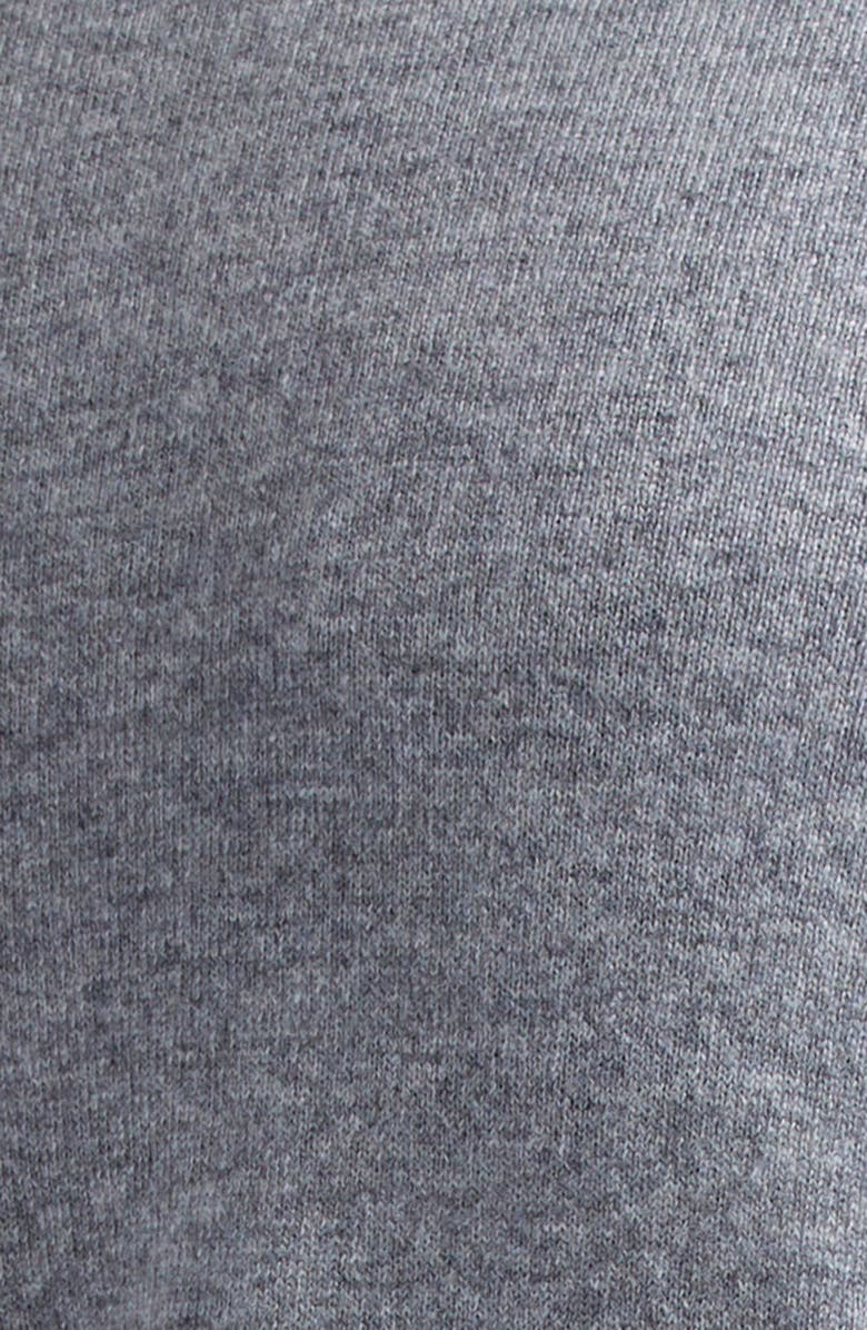 Thom Browne 4-Bar Cashmere Polo Cardigan, Alternate, color, Light Grey