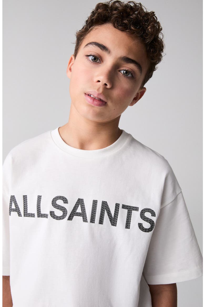 Kids' Underground Oversize Logo Graphic T-Shirt, Alternate, color, WHITE