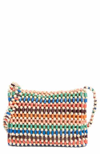 Collection XIIX Wooden Beaded Bag