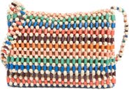 Collection XIIX Wooden Beaded Bag