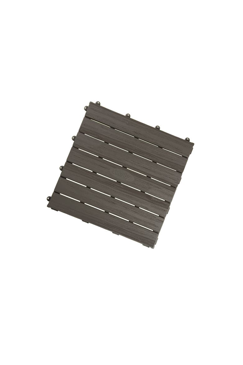 Set of 6 Playhouse Floor Tiles, Main, color, Brown