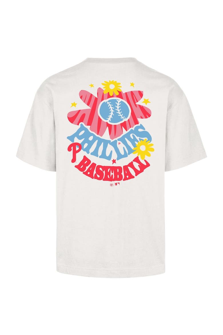 Men's '47 Cream Philadelphia Phillies Flora Foundation T-Shirt, Alternate, color, Cream