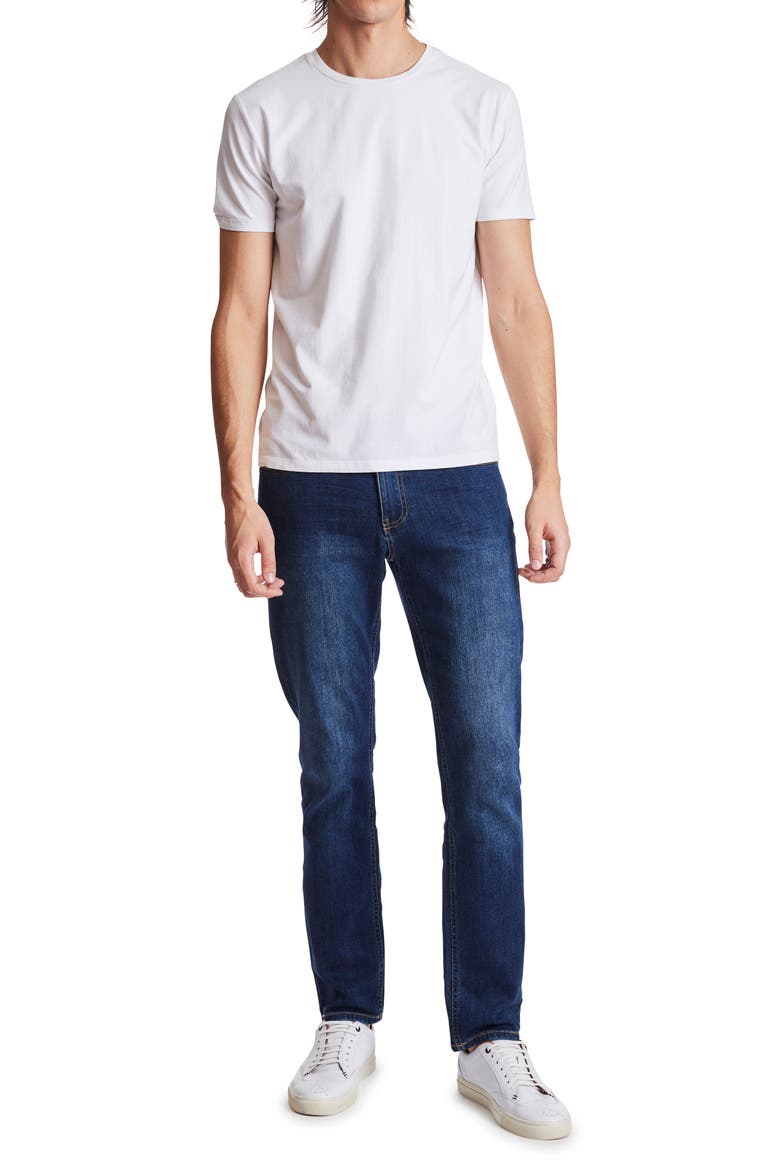 Rebel Skinny Jeans, Alternate, color, DARK BLUE