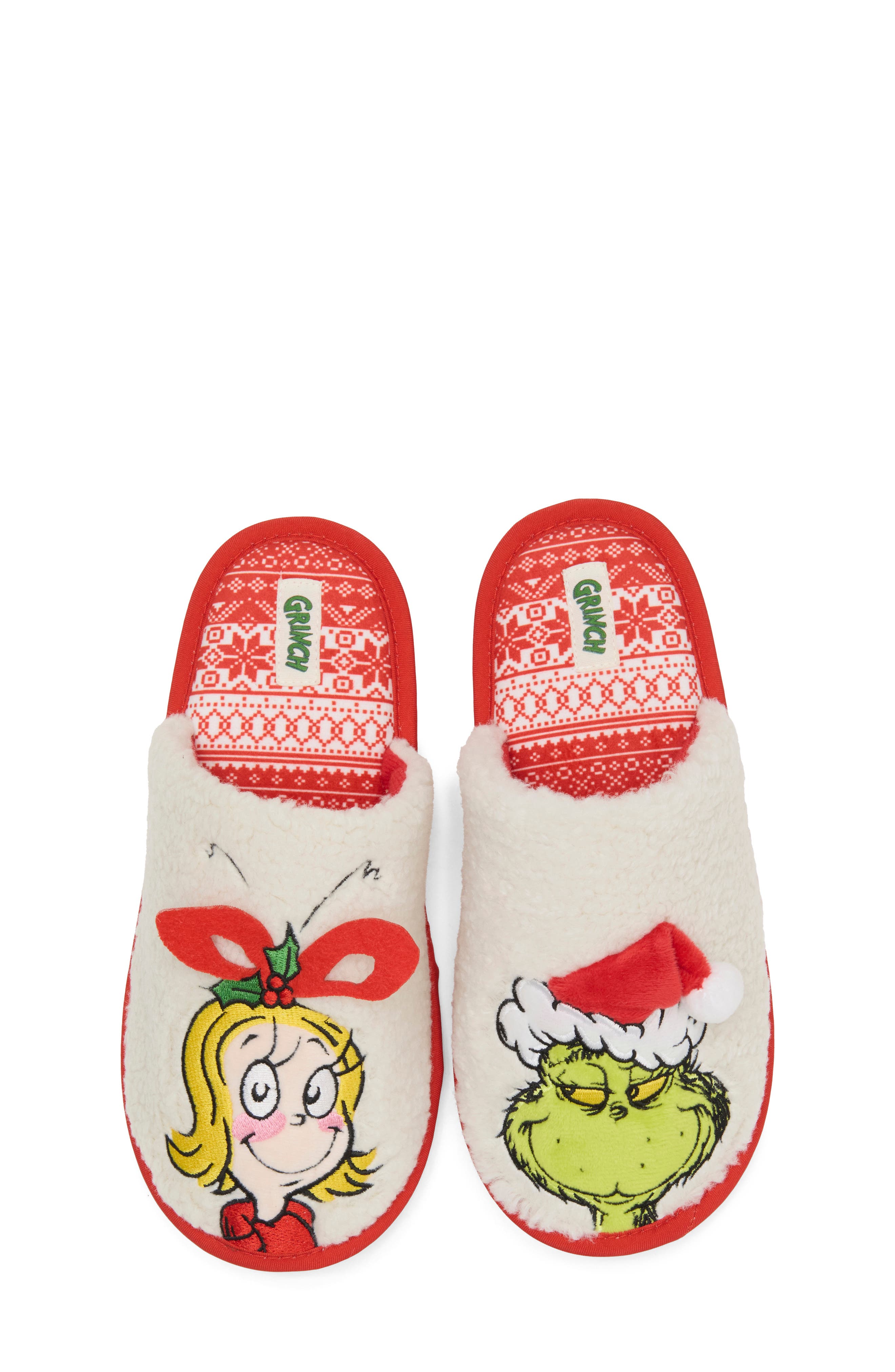 Kids' Scuff Slipper, Alternate, color, IVORY