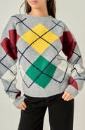 English Factory Argyle Sweater