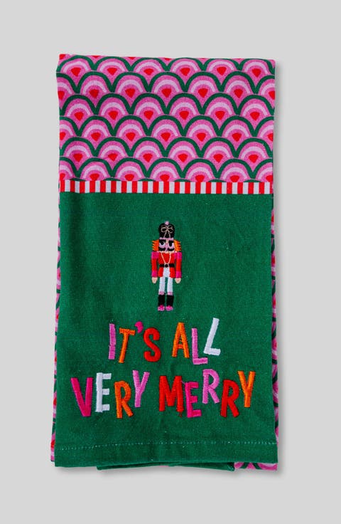 Very Merry Dish Towel