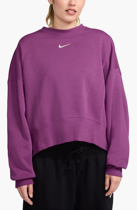 Purple sweatshirt womens best sale