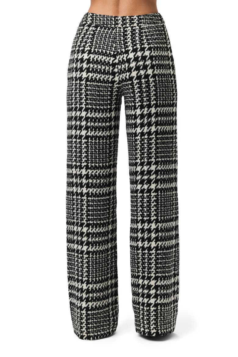 Houndstooth Plaid Straight Leg Pants (Women) | Nordstrom display picture 3