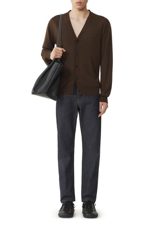Classic Cardigan In Merino Wool