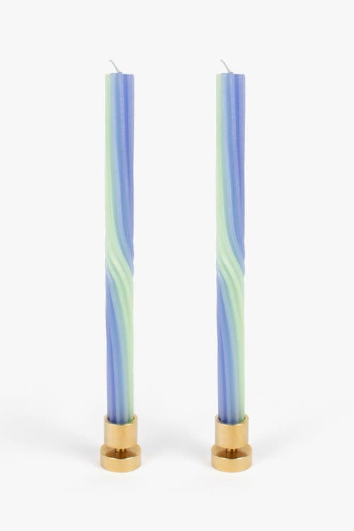 54Celsius Pivot Candles in Green/lavender  product