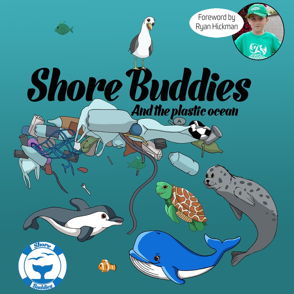 Shore Buddies & The Plastic Ocean Children'S Hardcover Picture Book 35 in Multicolored  product