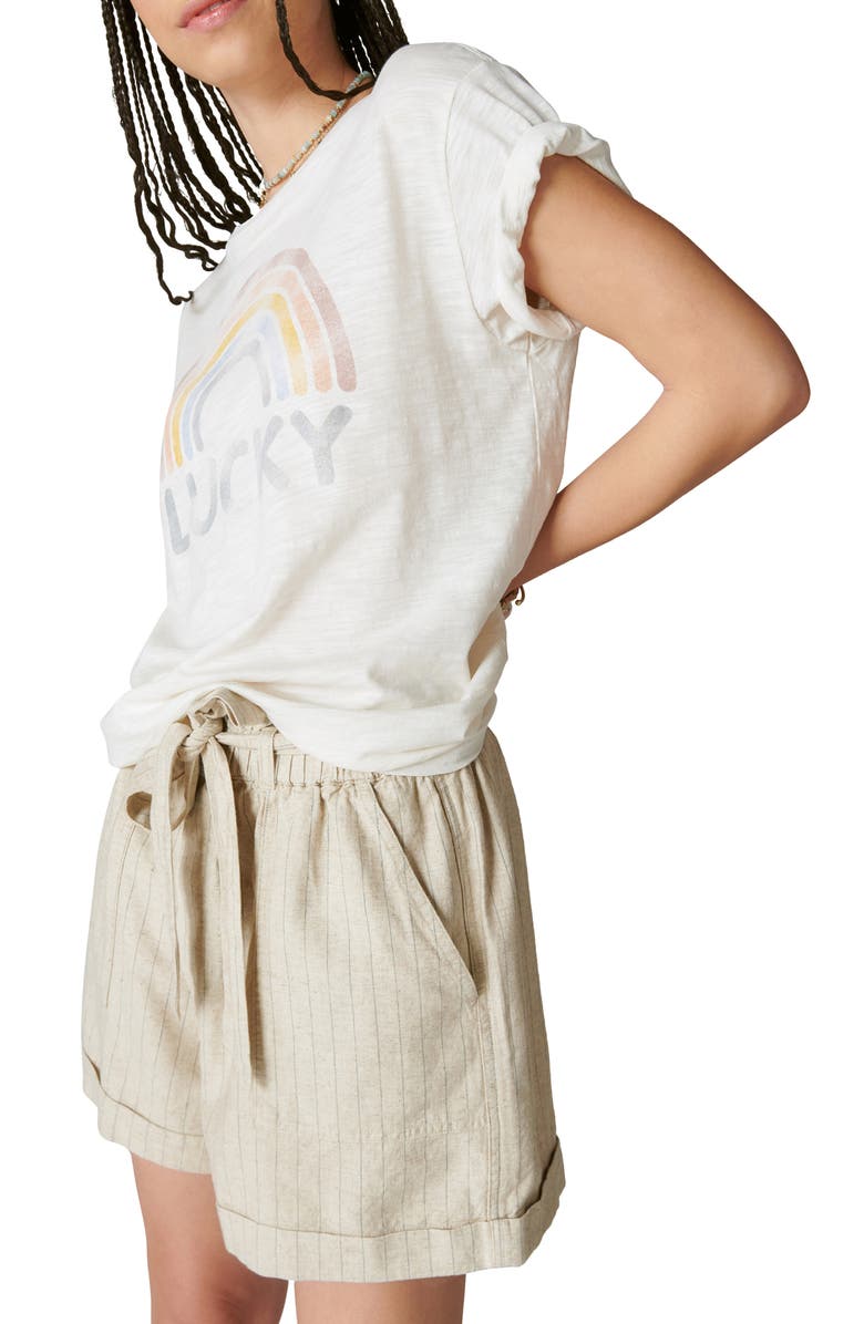 Lucky Brand Rainbow Oversize T-Shirt, Main, color,