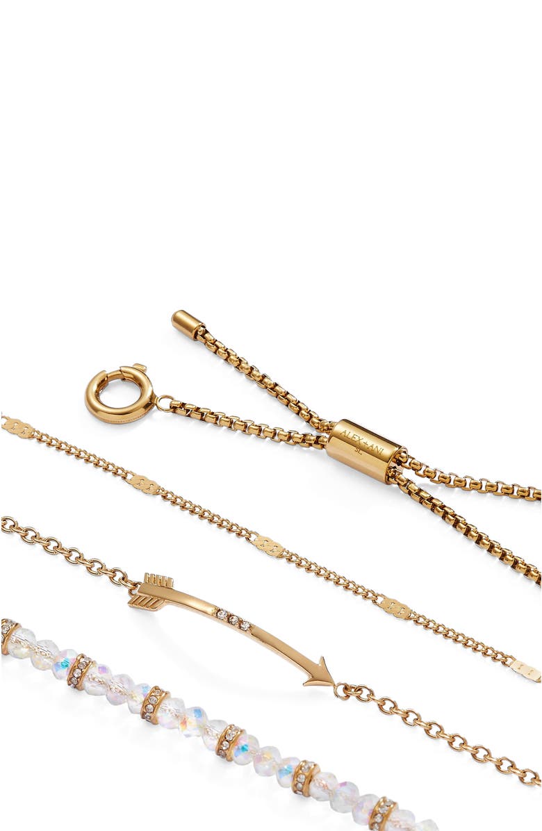 Alex and Ani Arrow Stranded Bracelet Set, Alternate, color, 