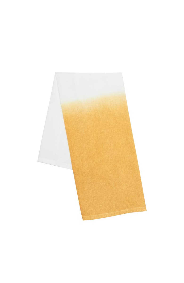 carol & frank Aster Ochre Towel, Main, color, Yellow