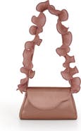 Jewel Badgley Mischka Sophia Ruffle Me Pouch Clutch