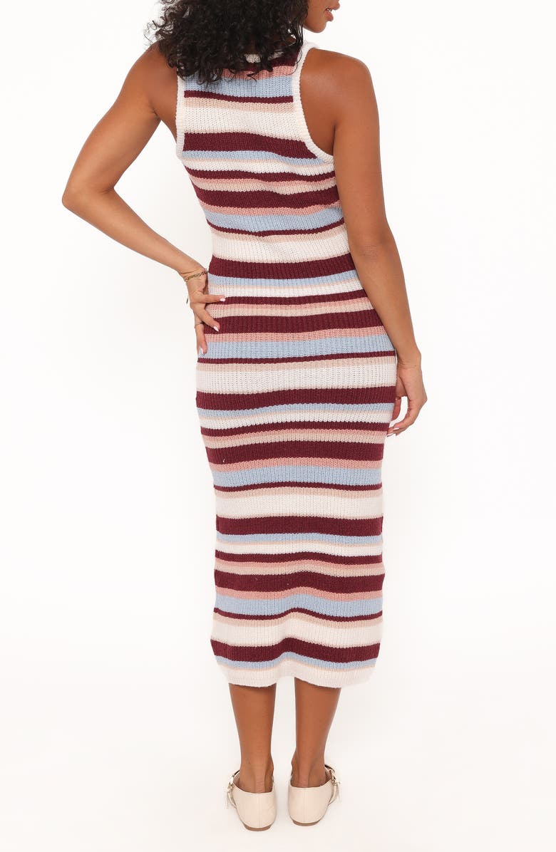 Petal & Pup Barnes Sleeveless Maxi Sweater Dress, Alternate, color, Multi Stripe