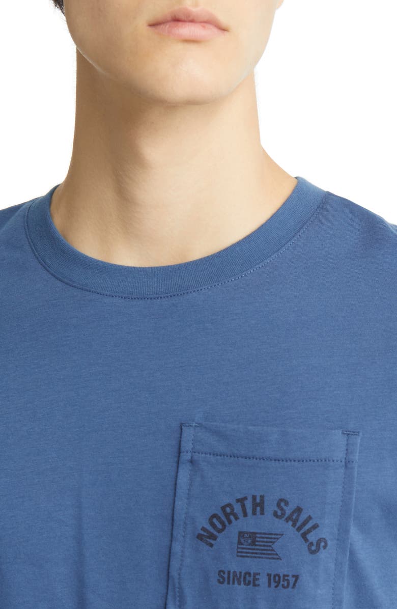 NORTH SAILS Sail Flag Cotton Graphic Pocket T-Shirt, Alternate, color,