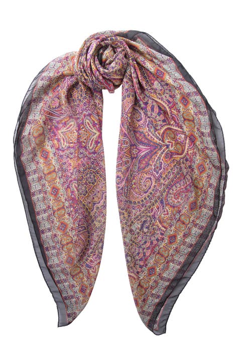 Ambra - Large Silk Scarf for Women