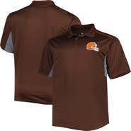 PROFILE Men's Brown Cleveland Browns Big & Tall Team Color Polo