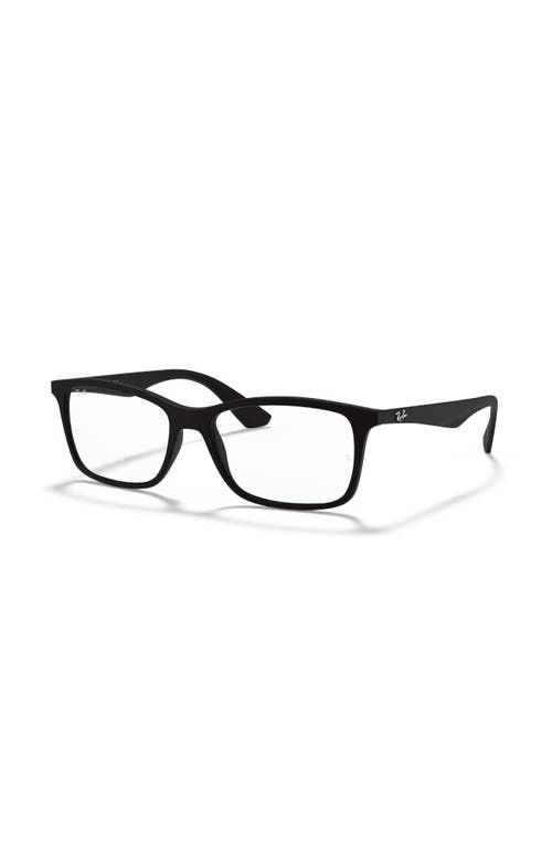 Ray Ban Ray-ban 54mm Square Optical Glasses In Black