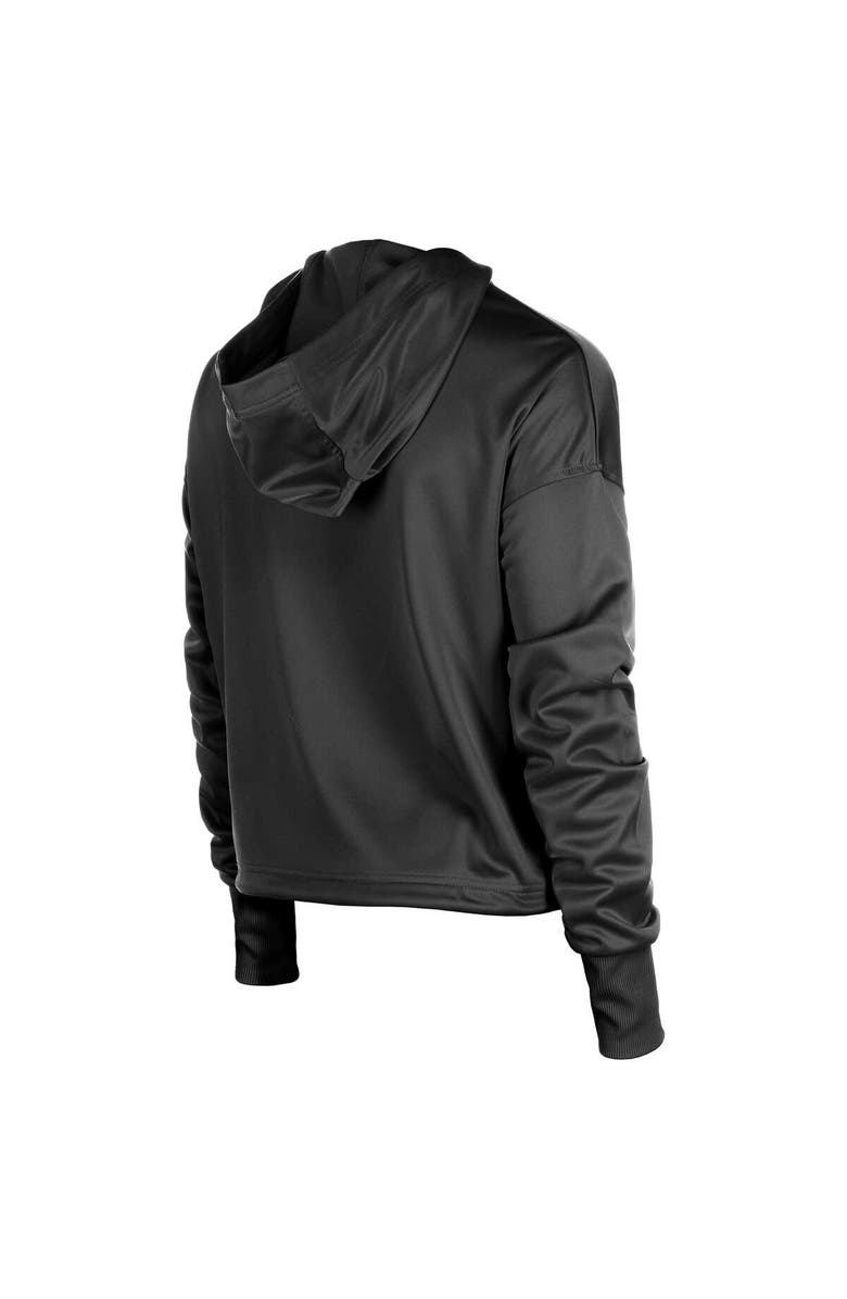 New Era Women's New Era Black Boston Red Sox Half-Zip Hoodie, Alternate, color, Black