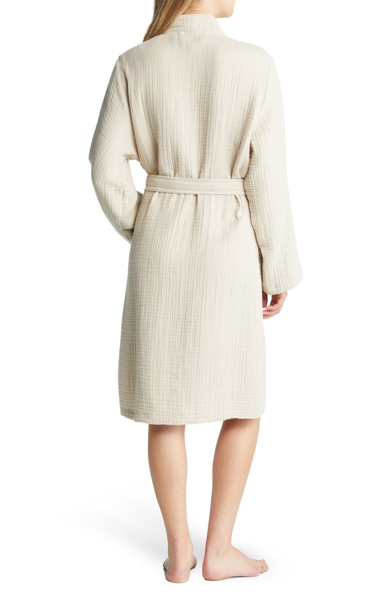 Parachute Gender Inclusive Cloud Cotton Robe, Alternate, color, Bone