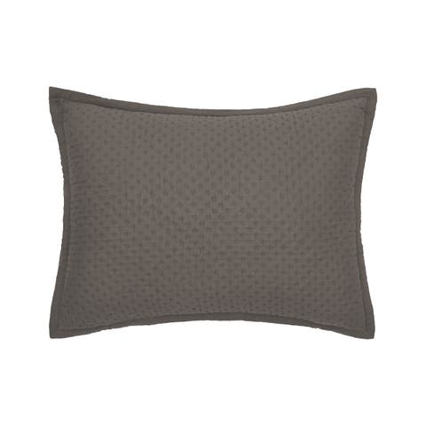 Mila Shale Cotton Standard Sham 20" x 26"