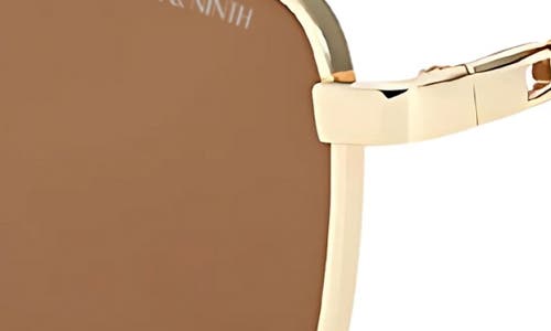 Fifth & Ninth Romy 60mm Polarized Rectangle Sunglasses In Multi