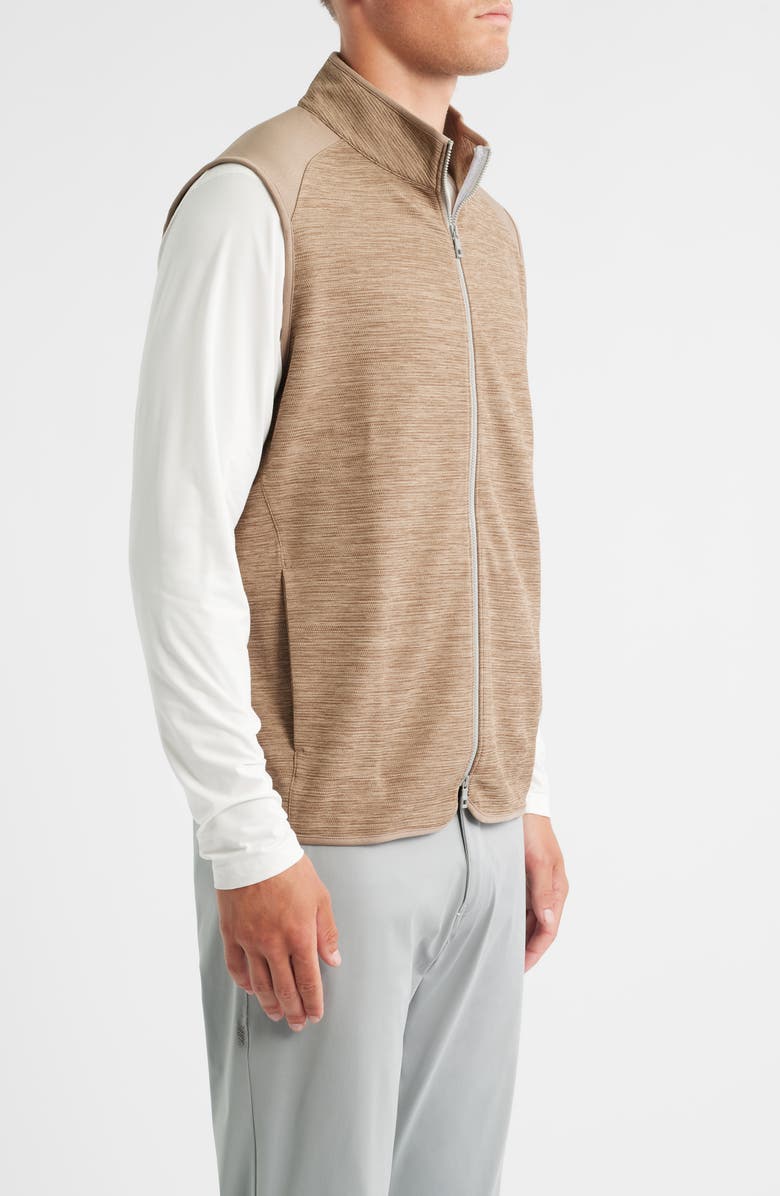 Peter Millar Vista Full Zip Vest, Alternate, color, Poplar Brown