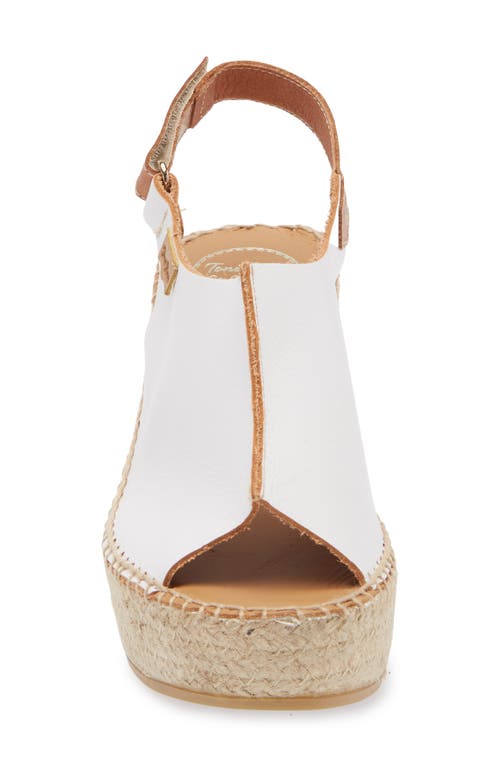 Toni Pons 'lugano' Espadrille Wedge Sandal In Blanco