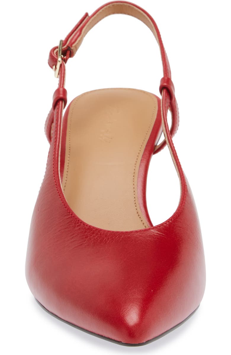 Madewell The Debbie Slingback Pump, Alternate, color, Bright Ember
