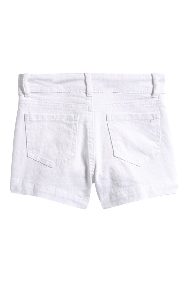 Kids' Welt Pocket Stretch Cotton Shorts, Alternate, color, WHITE