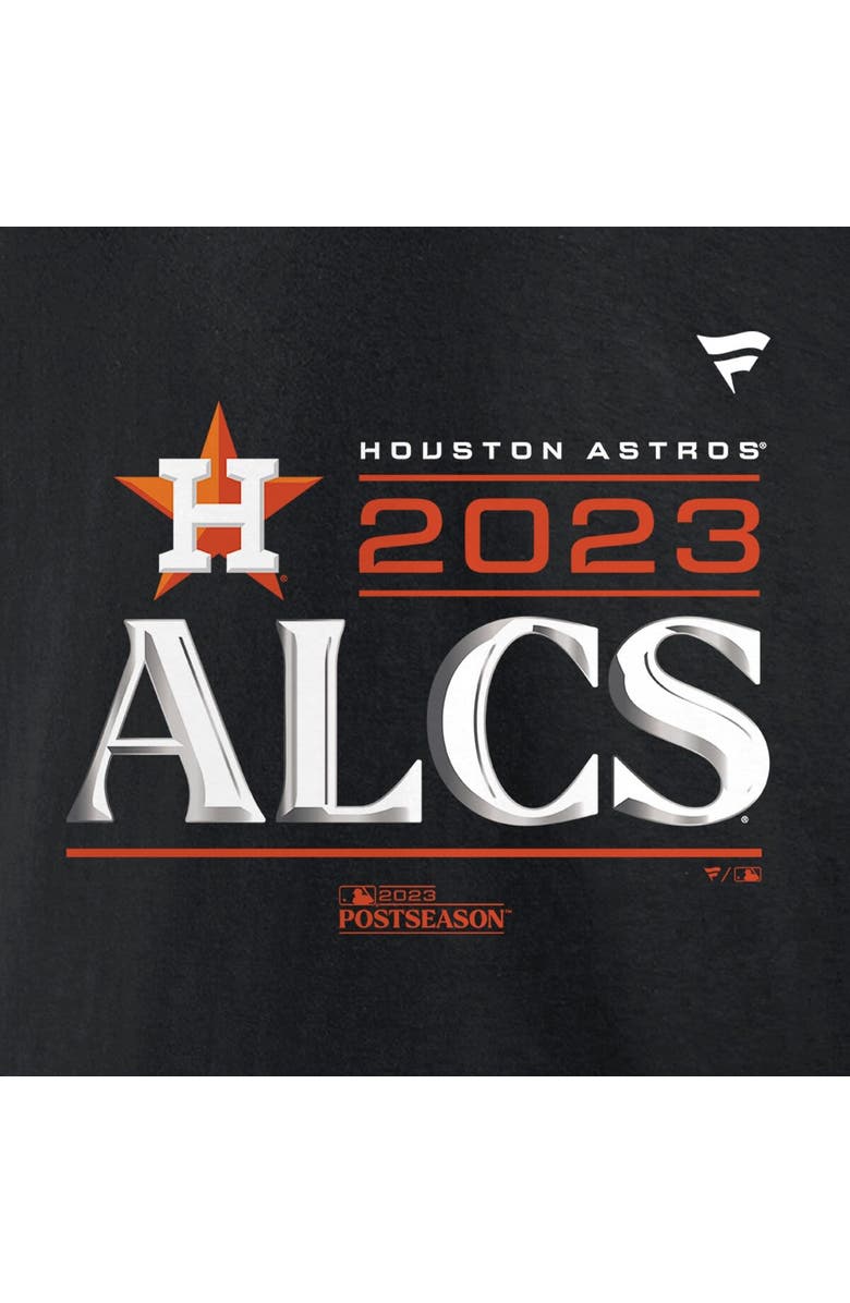 FANATICS Men's Fanatics Branded Black Houston Astros 2023 Division Series Winner Locker Room Big & Tall T-Shirt, Alternate, color,