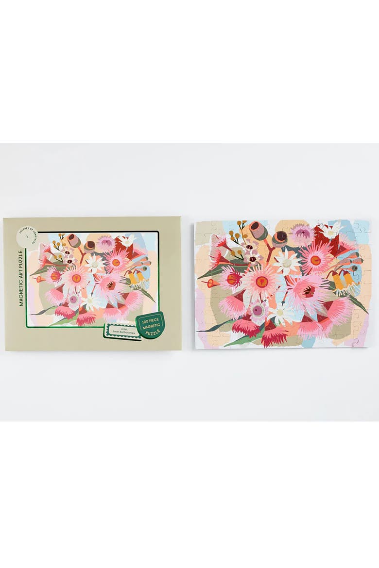 Flowering Gum, 100 Piece Magnetic Art Puzzle, 11.4 x 8.3 Inches, Alternate, color, Multicolored