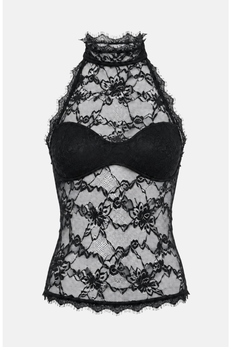 Selah Lace Top, Alternate, color, Black